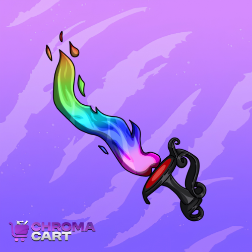 Chroma Candleflame Knife - Murder Mystery 2 knife skin