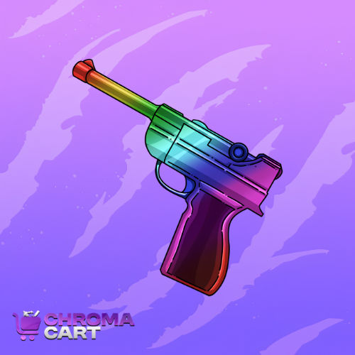 Chroma Luger Gun - Murder Mystery 2 gun skin