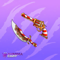 Cookie Bundle - Murder Mystery 2 Cookiecane Knife & Gingermint Gun