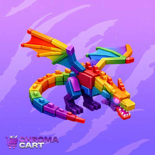 Rainbow Black Dragon - Grow a Garden 2 pet icon